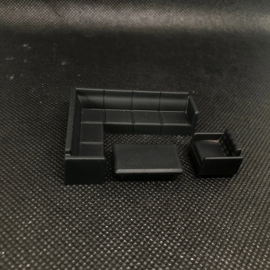 1/64 Parking Scene Tire Rack Tool Stand Red Brick Graffiti American Style Garage Accessories Car Repair Factory Display Props
