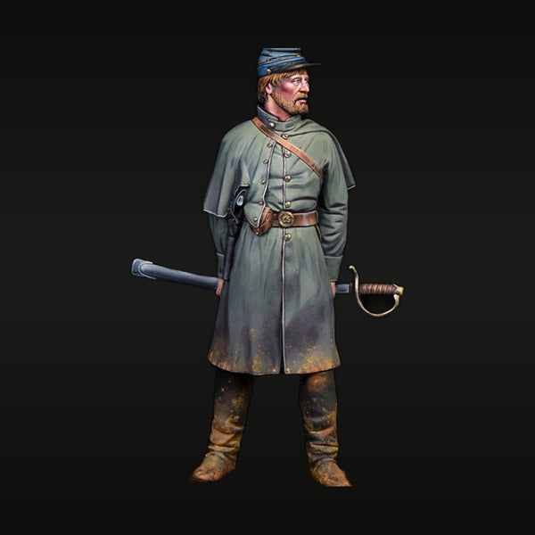 WWI Austro-Hungarian Officer with Cape and Sword 1/24 Resin Bust Kit