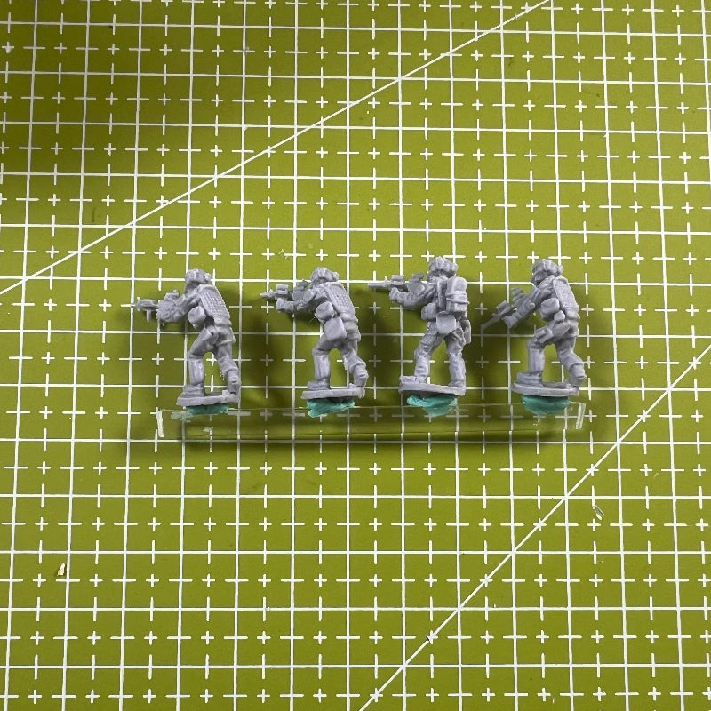 1/72 Resin Model Kit Gk, Special Forces 4-Person Model, Unpainted