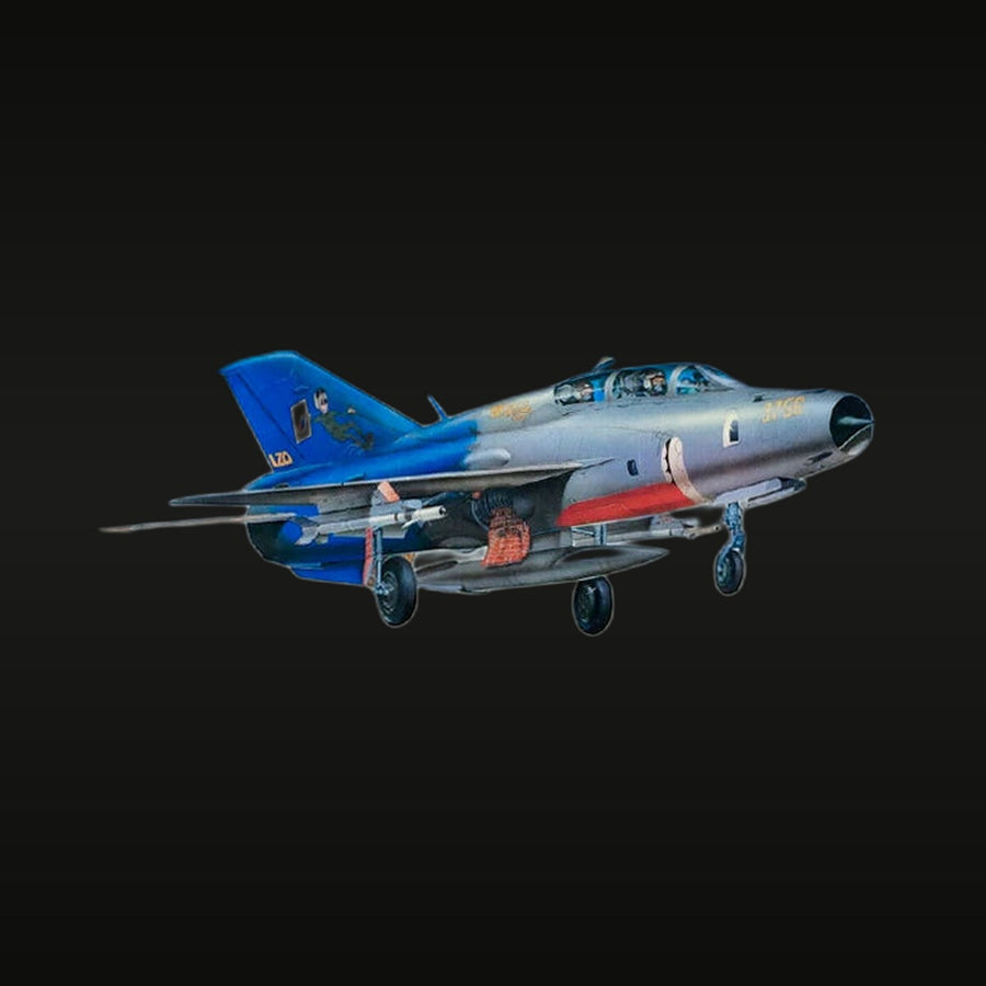 Cold War MiG-19 Farmer Soviet Fighter Jet 1/32 Resin Display Model - unpainted resin model kit