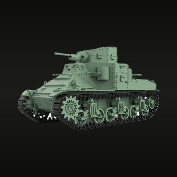WWII US M3 Stuart Light Tank 1/35 Resin Vehicle Kit