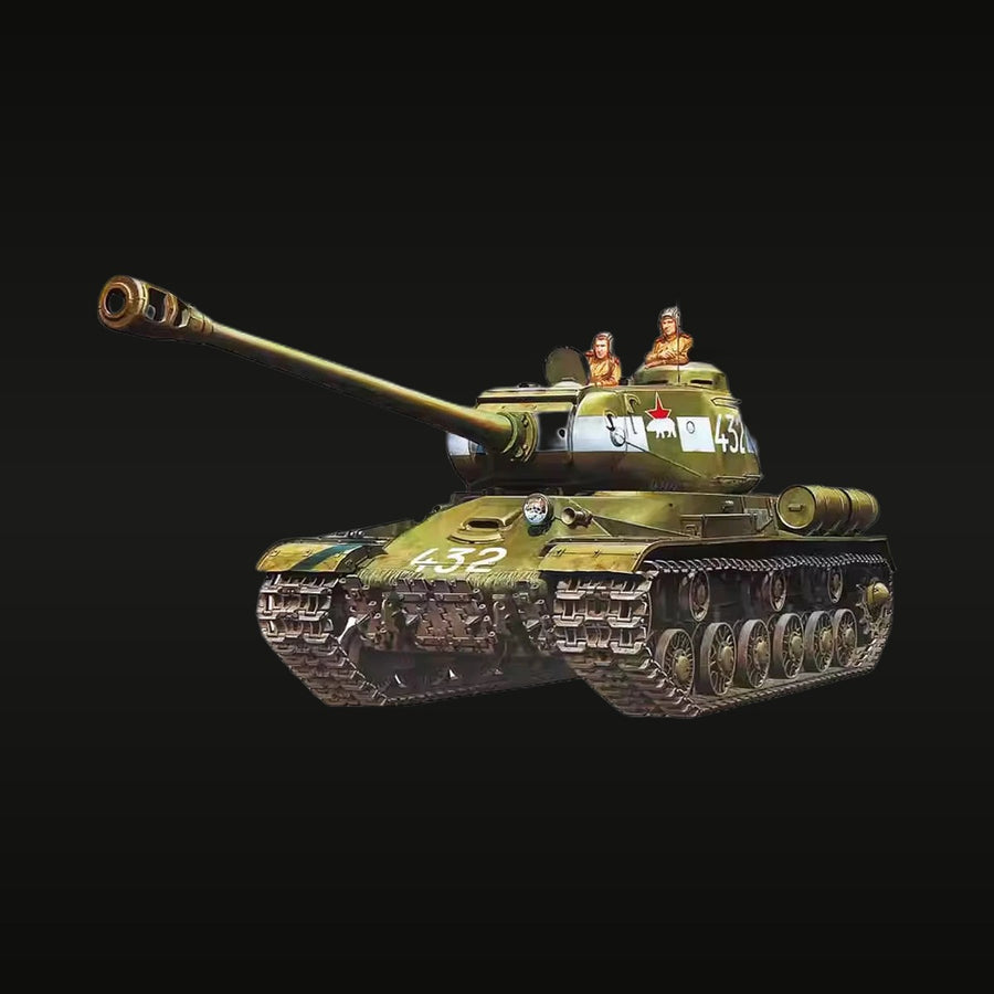 Soviet IS-2 Heavy Tank 1944 with Crew 1/35 Resin Vehicle Kit - unpainted resin model kit