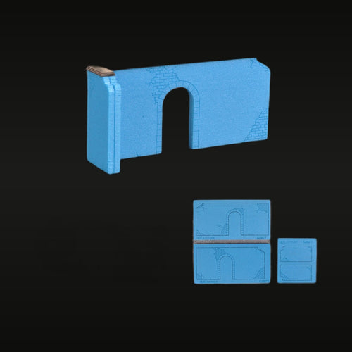 War Damaged House with Broken Wall 1/35 Resin Diorama Kit