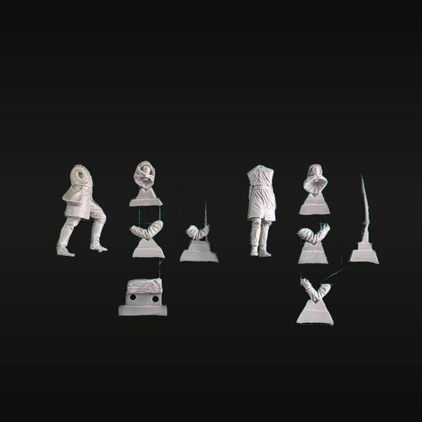 Fantasy Female Figures & Heads Multi-Pack 1/35 Resin Figure Kit