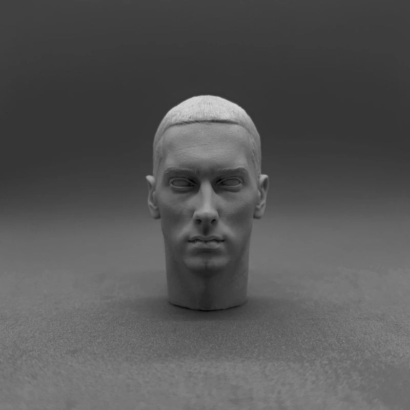 1/6 Scale Resin Diecast Head Sculpture Model Soccer Stars and Singers Collection Head Carving Fit 12'' Action Figure Unpainted