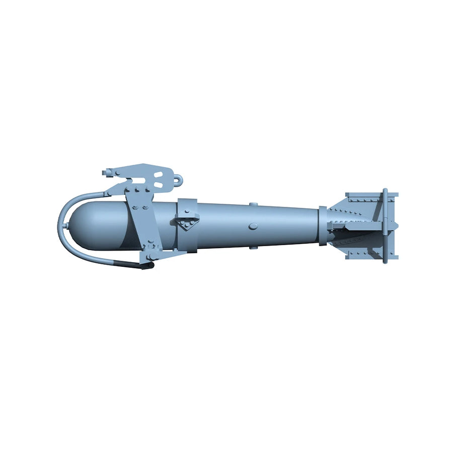 WWII Naval Hedgehog Anti-Submarine Mortar Launcher 1/350 Resin Kit - resin model view 5