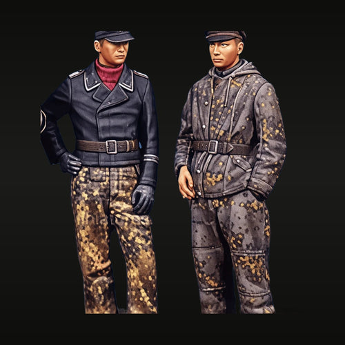 WWII German Panzer Grenadiers 1/72 Resin Figure Kit