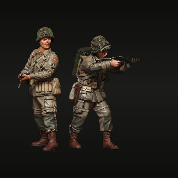 WWII US Infantry Sergeant with M1 Garand 1/35 Resin Figure Set