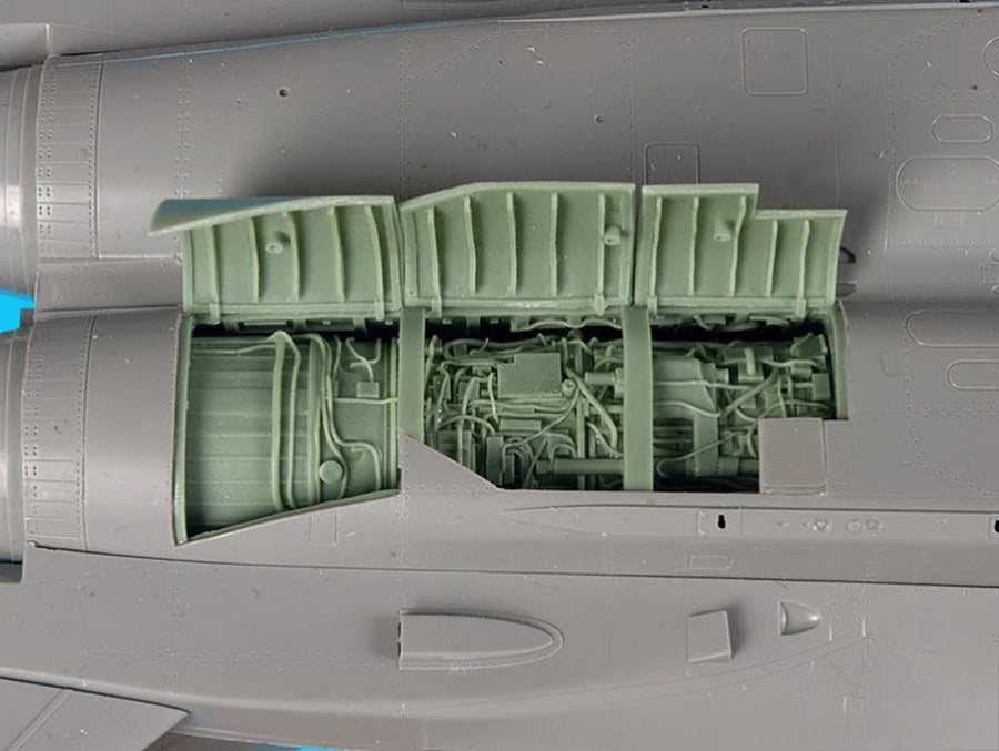 Jet Turbofan Engine Detail Part 1/48 Scale Resin Kit - resin model view 3