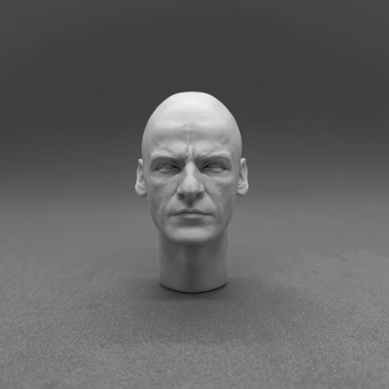 1/6 Scale Resin Diecast Head Sculpture Model Famous Male Actor'S Film Roles Head Carving Fit 12'' Action Figure Unpainted