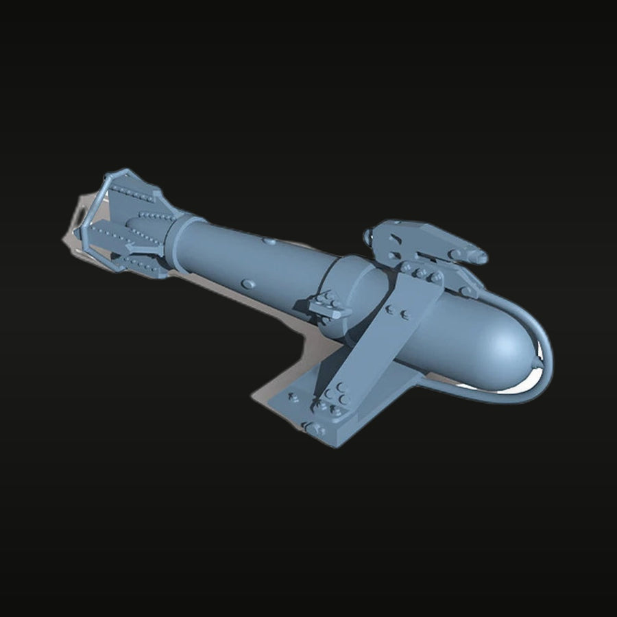 WWII Naval Hedgehog Anti-Submarine Mortar Launcher 1/350 Resin Kit - unpainted resin model kit