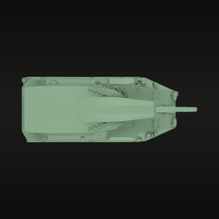 Modern Centauro 105mm Tank Destroyer Wheeled 1/56 Resin Kit - unpainted resin model kit