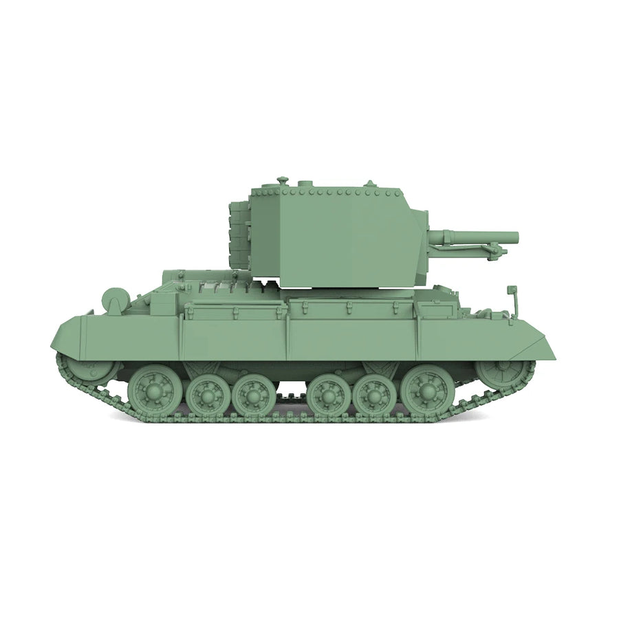 1/220 1/160 1/87 1/400 MRY-SFW SS555 Railway Military Model Kit British Bishop Self-Propelled Guns