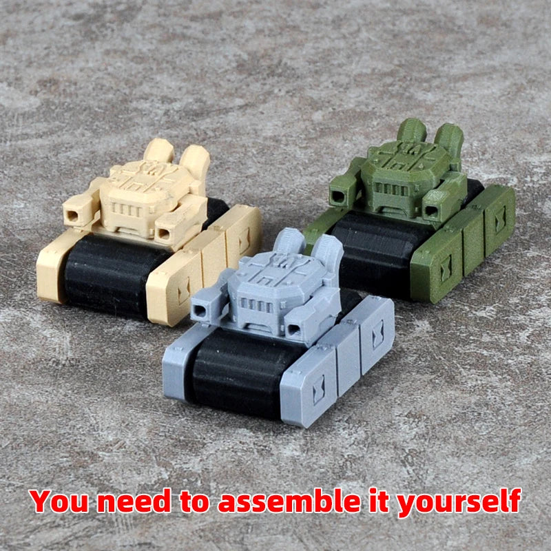Tank Track Roller Wheel & Suspension Block Sprue Set Resin Kit - resin model view 4