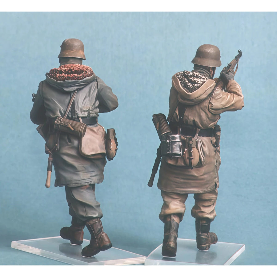 1/35 Resin Unpainted Model Kit, Military Theme, German Infantry Unassembled and Unpainted GK