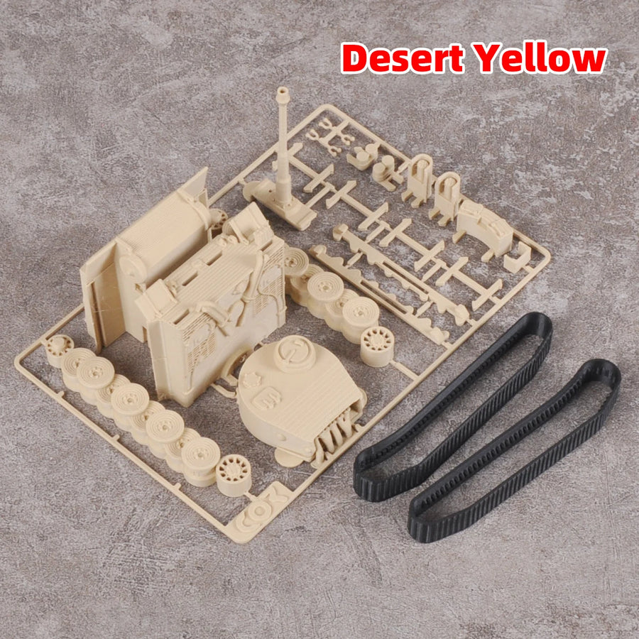 Assembly Scale Set Static Plastic Model Kit Germany Tiger 1 Tiger I Tank 1/64