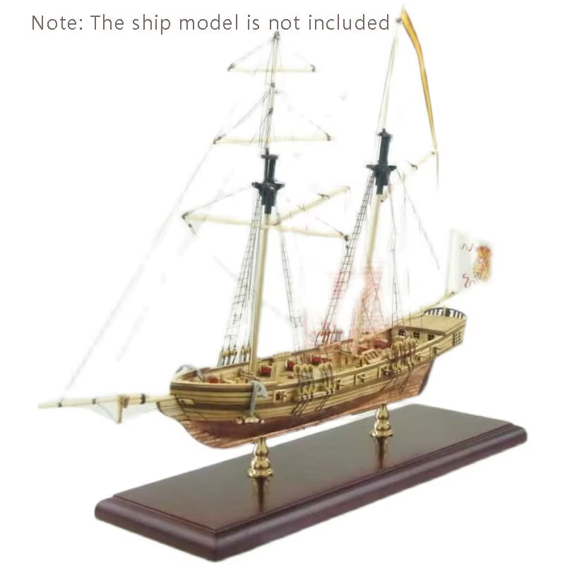 Model Classical Ship Model Base Bracket Accessories CNC Brass Supports Copper Cylinder Stands 2Pcs/Set Display of Ship Model