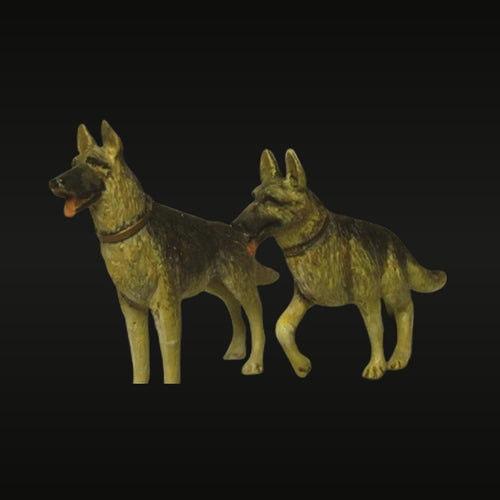 Guard Dogs with Doghouse 1/35 Scale Resin Model Kit