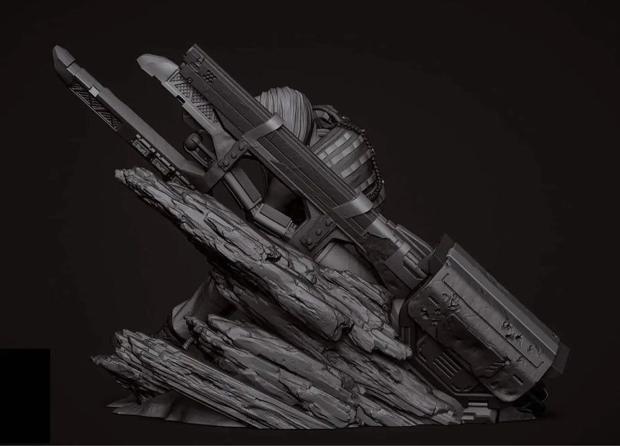 1/24 Resin Model Figure GK， Unassembled and Unpainted Kit