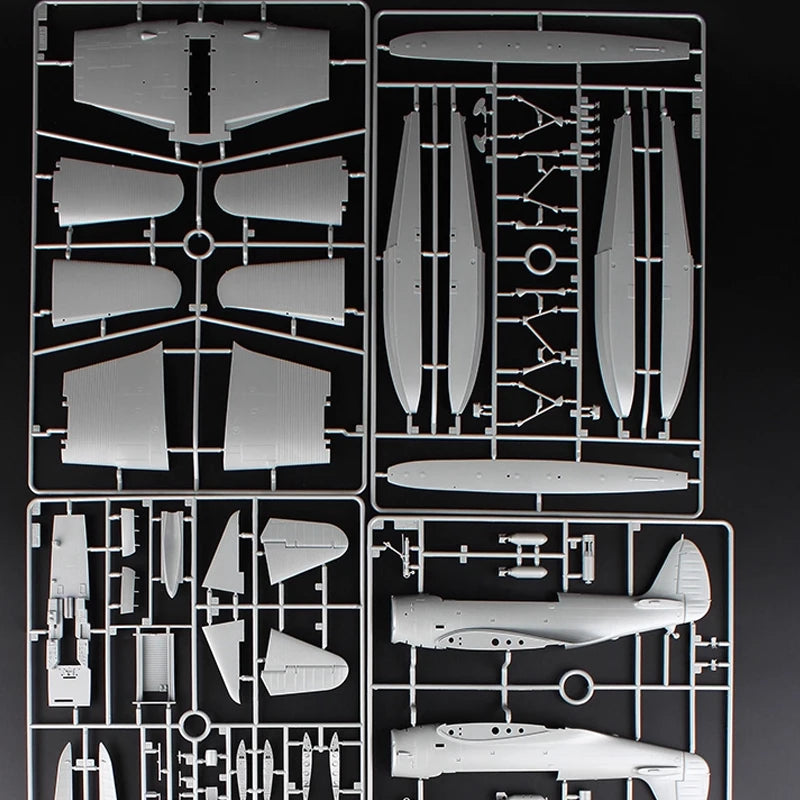 WWII Twin-Float Seaplane Reconnaissance Aircraft 1/48 Plastic Model Kit - resin model view 2