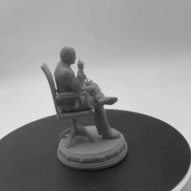 Movie Fantasy Character Godfather Marlon Brando Sanix 1/24 Scale 74Mm GK Resin Figure Model Kit Unassembled and Unpainted Gifts