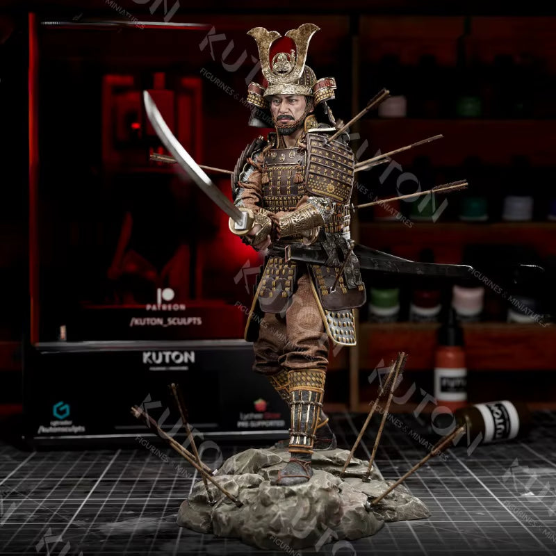 1/24 Scale Toranaga Yoshii Resin Full Figure Assembled Model Kit Historical Military Diorama Unassembled Unpainted 3D Printing