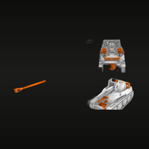 WWII German Panther Tank 1/56 Scale Resin Model Kit