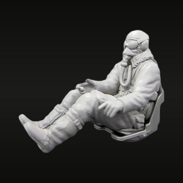 Modern Military Pilot in Ejection Seat 1/32 Resin Figure Kit