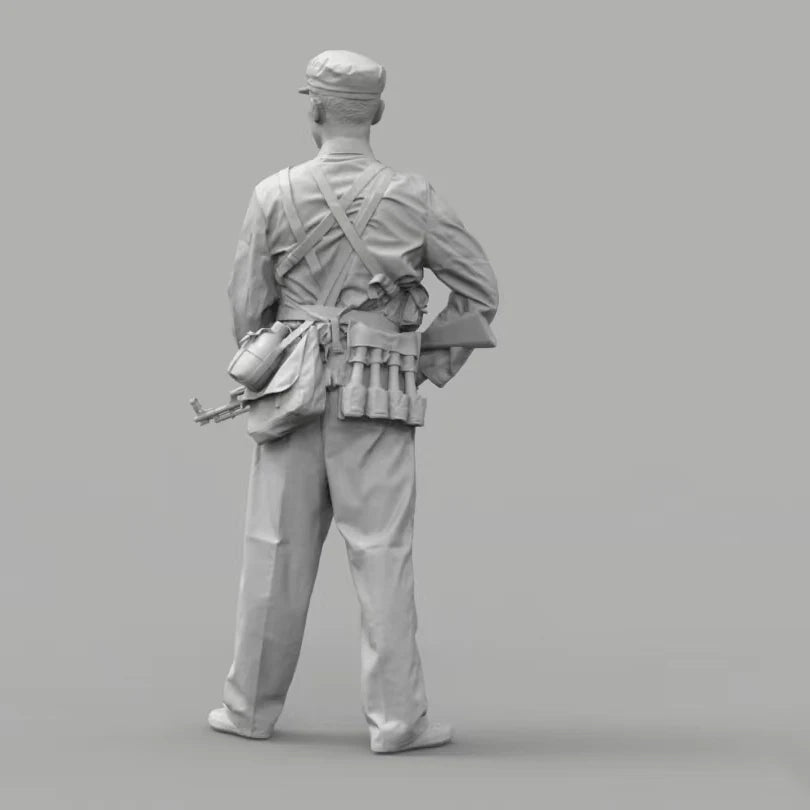 YM Model Original 1/35 Chinese Soldier Resin Soldier （1Soldier）Ymc35001