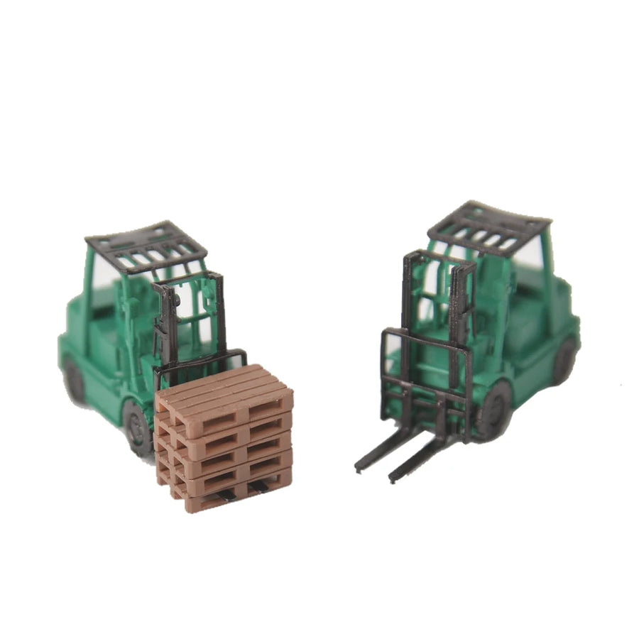 Industrial Forklift & Pallet Diorama Accessory Set 1/160 Resin Kit - resin model view 3