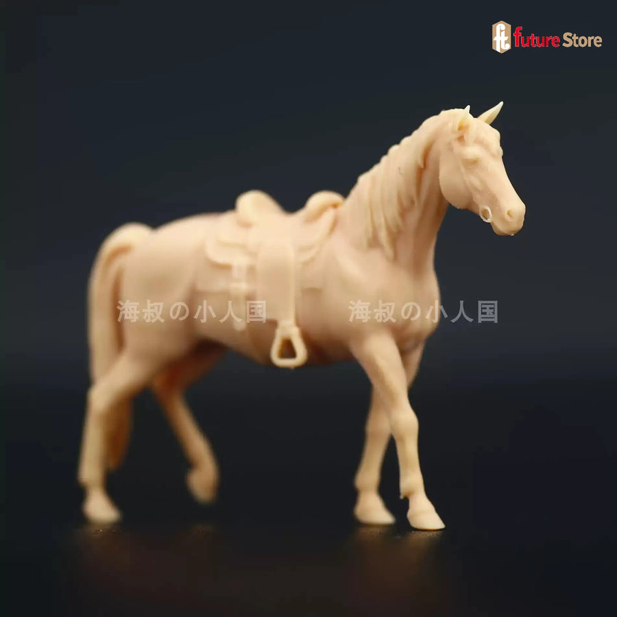 Stylized Female Action Figure Standing Pose 75mm Resin Figure Kit - resin model view 4