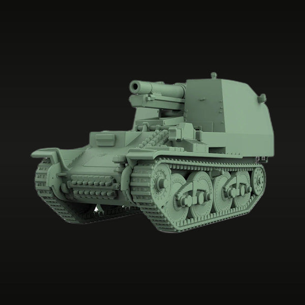 WWII Self-Propelled Gun 1/144 Resin Vehicle Kit