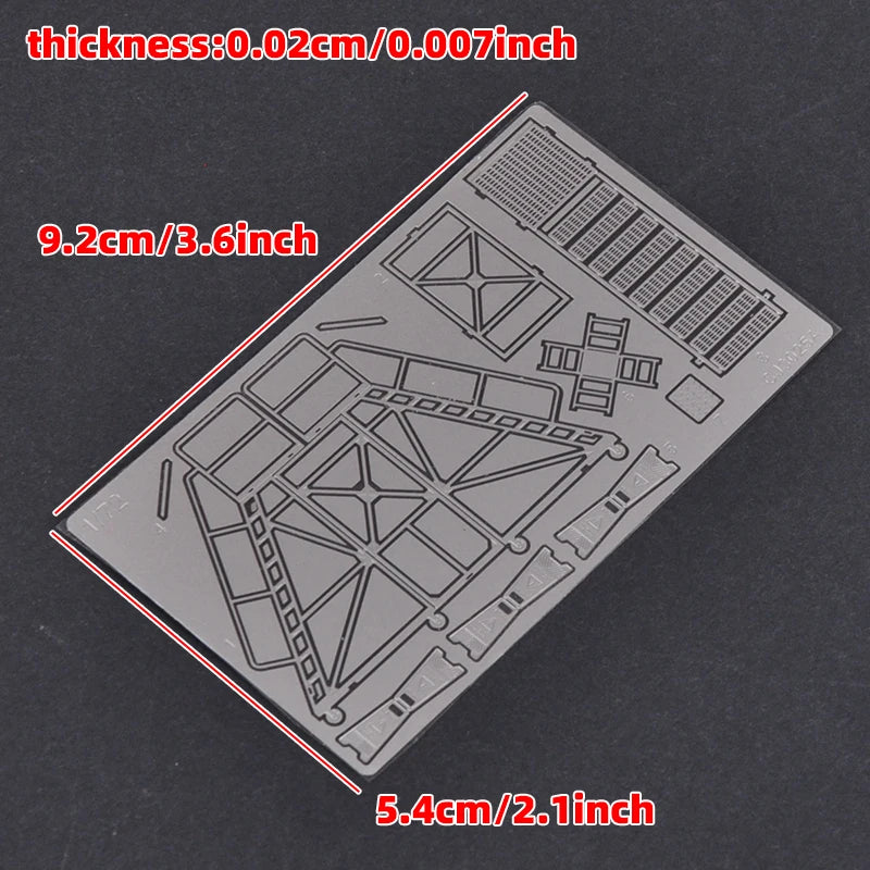 1/72 PE Aircraft Scale Model Kit Maintenance Ladders Climbing Ladder Platform Ottoman Warning Signs Sand Table Diorama Models