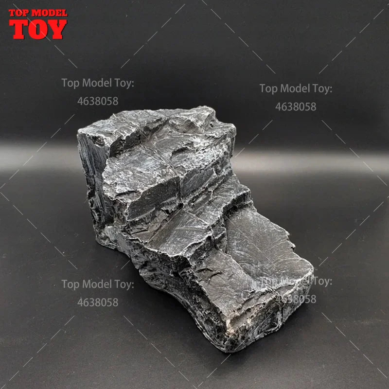 1/12 Scale Rock Mountain Stand Base Platform 15X11X8.5Cm Scene Accessories Model for 6'' Soldier Action Figure Body Doll ﻿