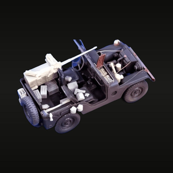 US M38 Willys Jeep with Stowage 1/35 Resin Vehicle Kit