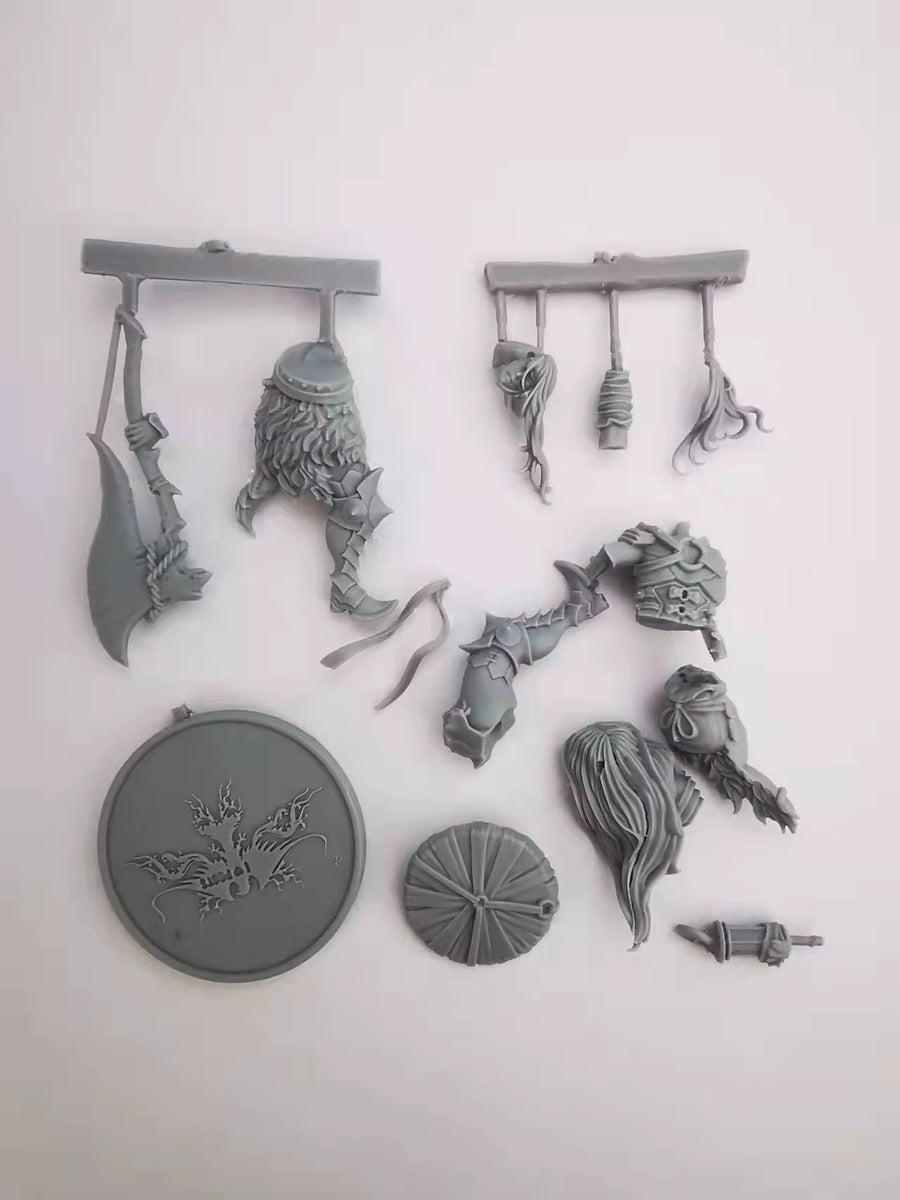 Model Kit Resin Kit Kingdom Death Echoes of Death 28355 Unassembled Sculpture for Hobbyists