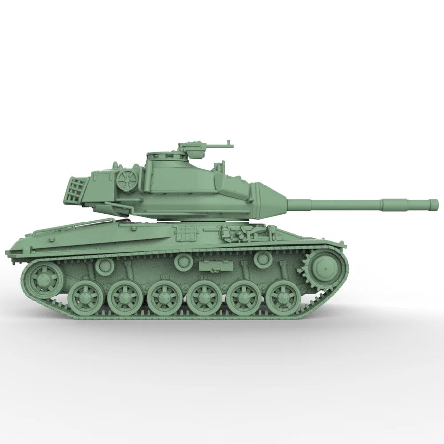 1/220 1/160 MRY-SFW SS381 Railway Military Model Kit Swedish STRV74 Medium Tank