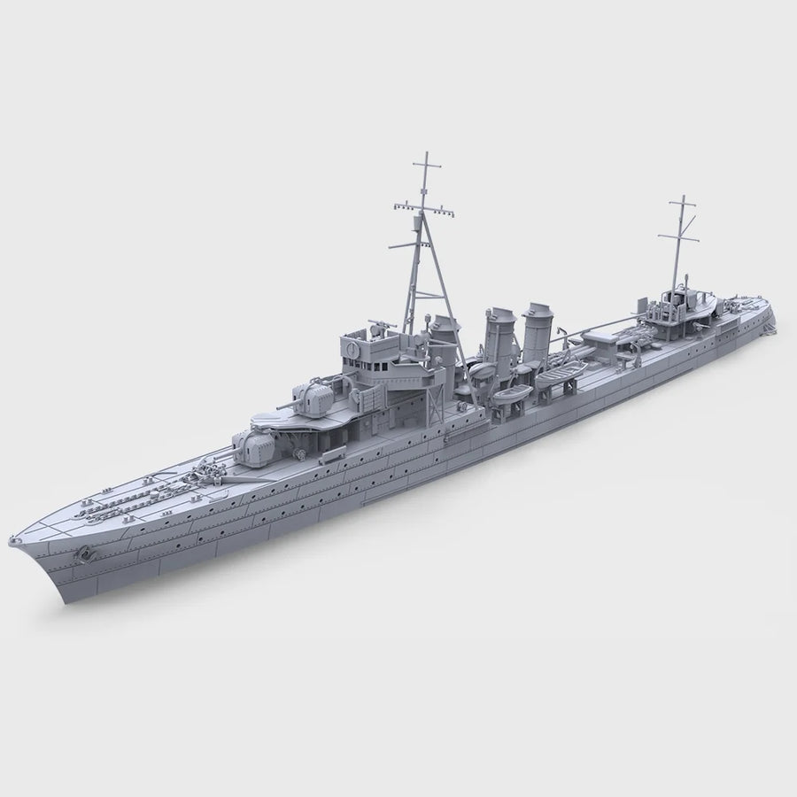 MRY-SFW SSC745 1/700 1/350 Bourrasque-Class French Destroyer Bourrasque 1939 Full Hull Military Model Kit Miniature Static