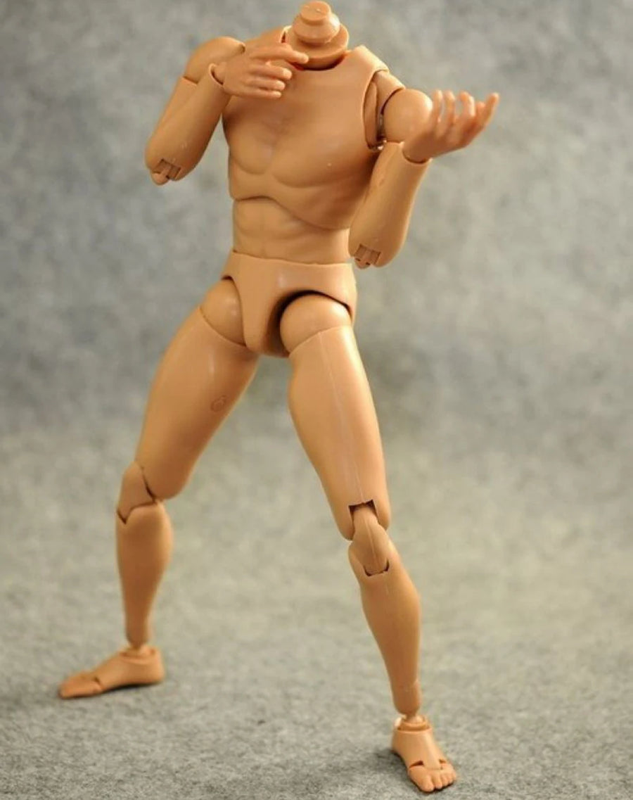 ZYTOYS B001 1/6 Scale Narrow Shoulder Caucasian Muscle Male Body Model Upgrated Version 12