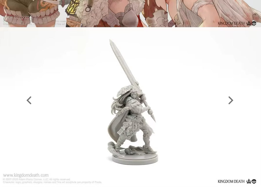 Model Kit Resin Kit KINGDOM DEATH KD Beauty Soldier 28391 Collectible Unassembled Sculpture for Hobbyists