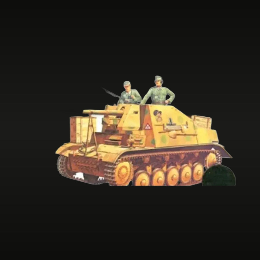 WWII German Marder III Self-Propelled Gun with Crew 1/35 Resin Vehicle Kit - unpainted resin model kit