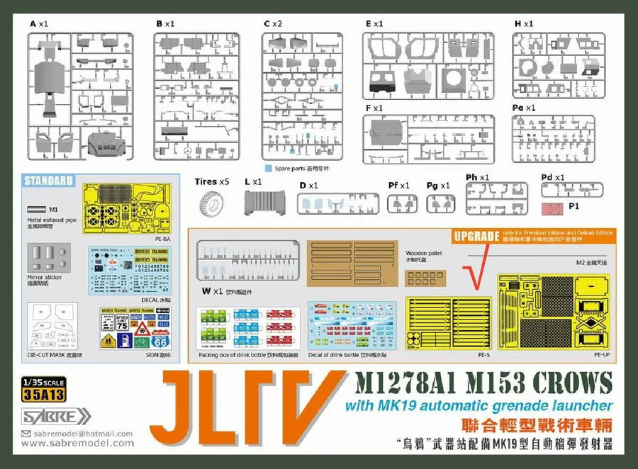 Modern Military JLTV Light Tactical Vehicle 1/35 Resin Model Kit - resin model view 3