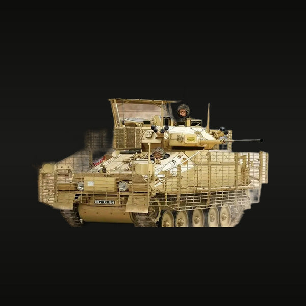 Modern US Army M2/M3 Bradley Infantry Fighting Vehicle with Slat Armor 1/35 Resin Kit