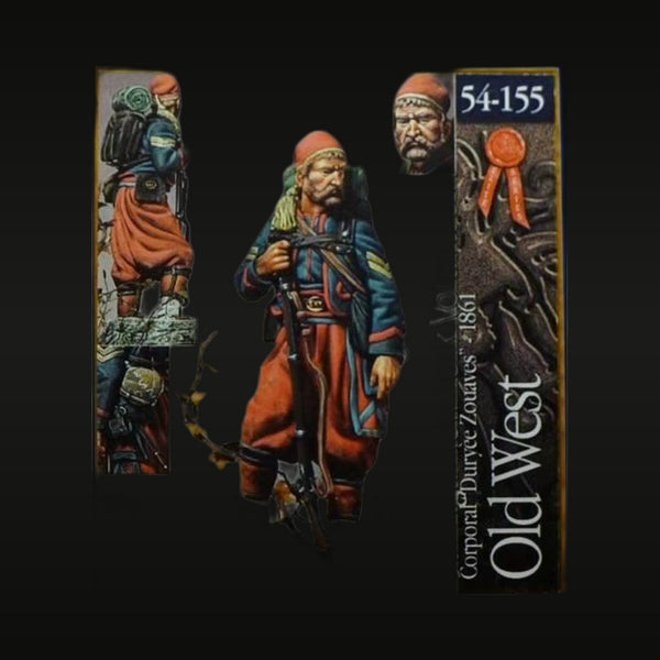 Corporal Duryee Zouaves Old West 1861 54mm Resin Figure Kit