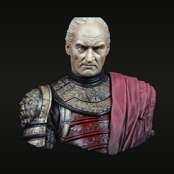 Fantasy Male Lion Lord Military Commander 1/10 Resin Bust Kit