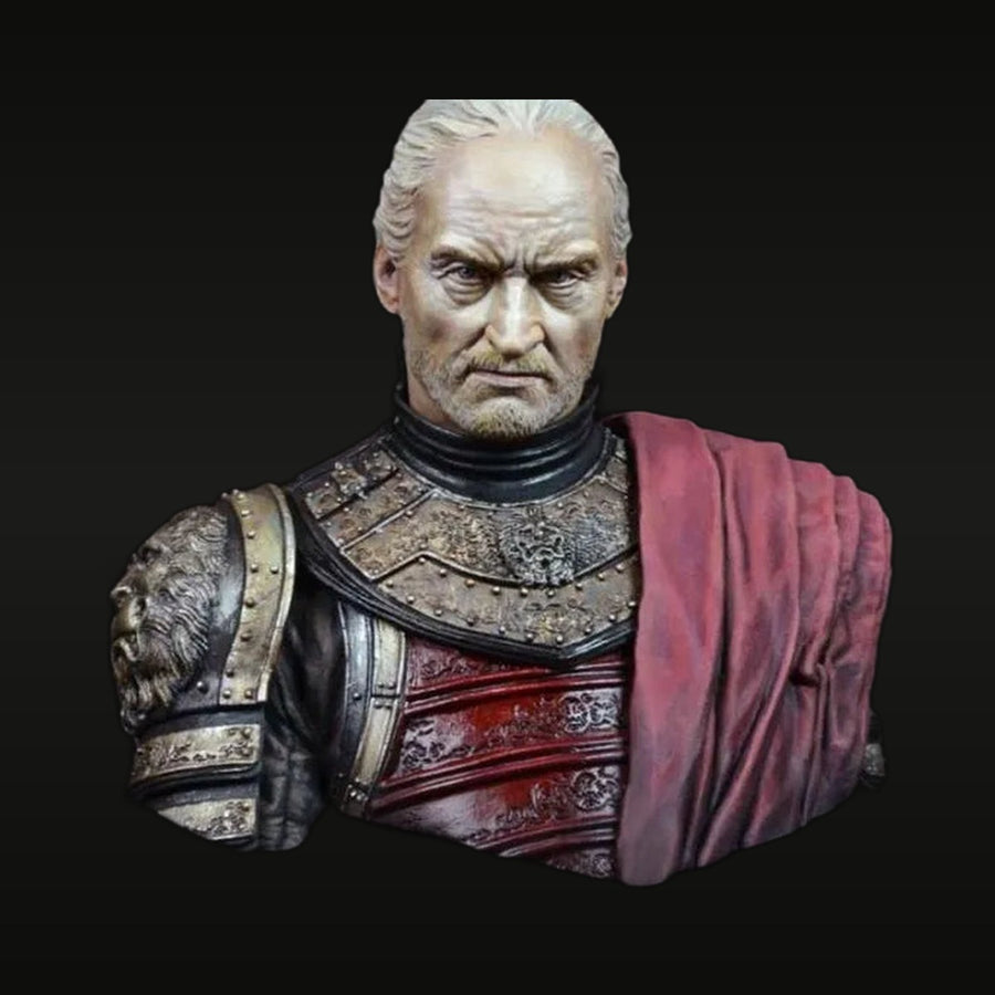 Fantasy Male Lion Lord Military Commander 1/10 Resin Bust Kit - unpainted resin model kit