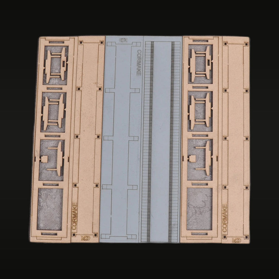 Railway Station Platform Modular Building 1/87 HO Scale Resin Kit - unpainted resin model kit