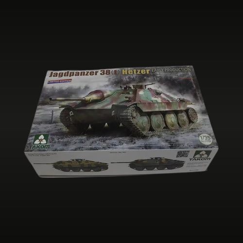WWII German Jagdpanzer 38(t) Hetzer Tank 1/35 Resin Model Kit