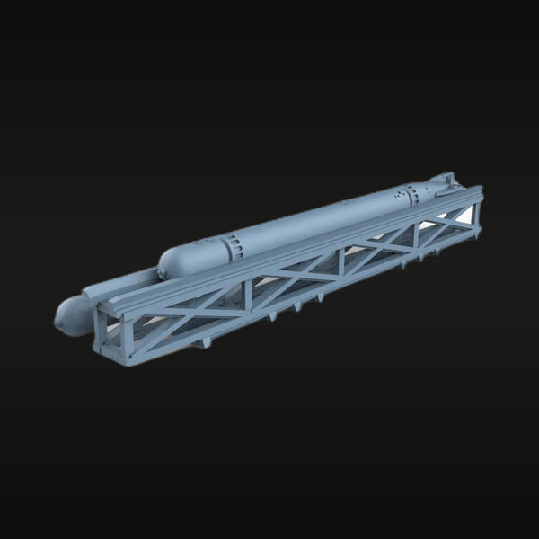 Torpedo Tube Upgrade Parts 1/350 Scale Resin Model Kit