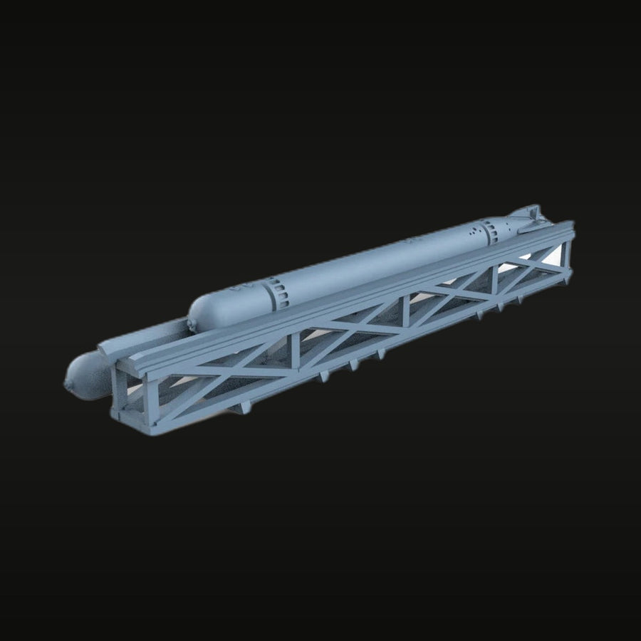 Torpedo Tube Upgrade Parts 1/350 Scale Resin Model Kit - unpainted resin model kit